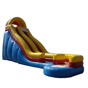 inflatable bouncer with slide